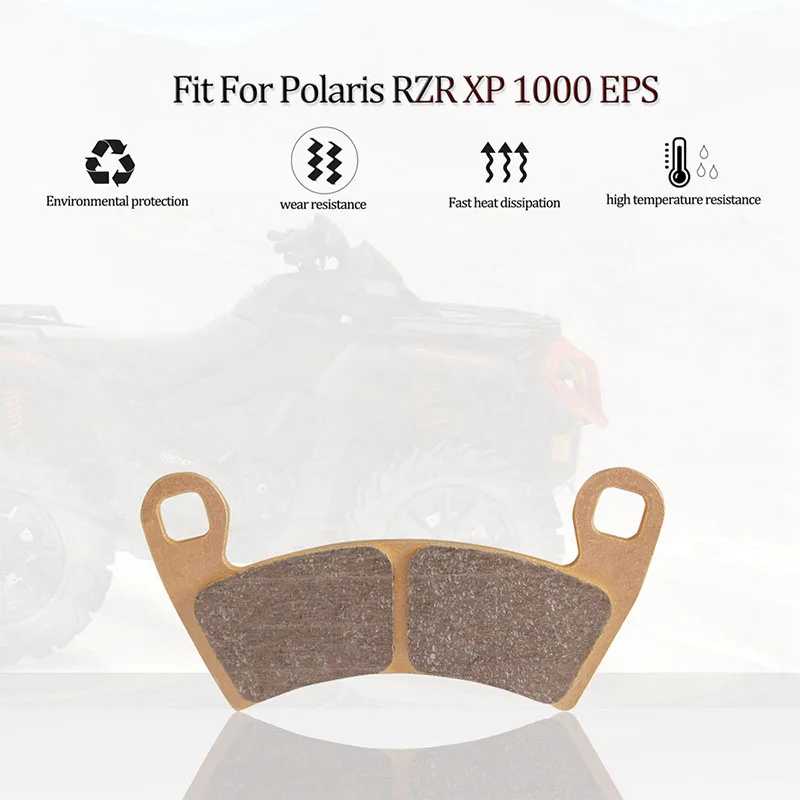 Набор передних и задних тормозных колодок для UTV Polaris RZR XP 1000 2014 2015 2016 2017