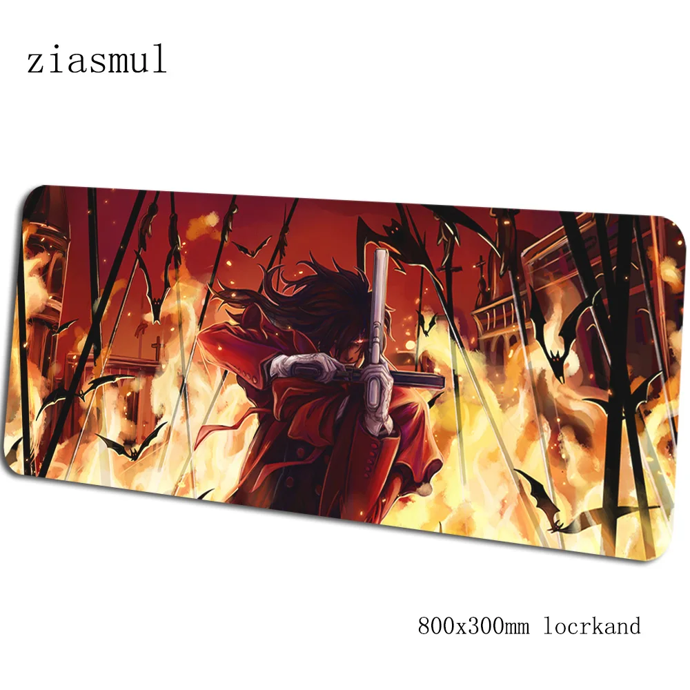 Hellsing коврик для мыши 800x300x3 мм, компьютерный коврик для мыши, геймерский геймпад, ПК, толстый игровой коврик для мыши, офисный коврик для мыши - Цвет: pattern 10