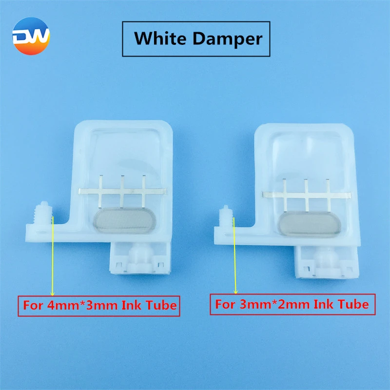 10 Pcs Dewei Transparent White UV DX5 Big Ink Damper for Printhead XP600 TX800 Galaxy Allwin Xuli Dumper Filter | Компьютеры и офис