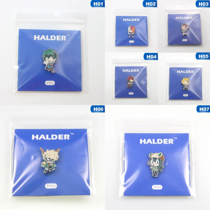 Брошь моя геройская Академия косплей искусственная брошь Midoriya Izuku Bakugo Katsuki сплав