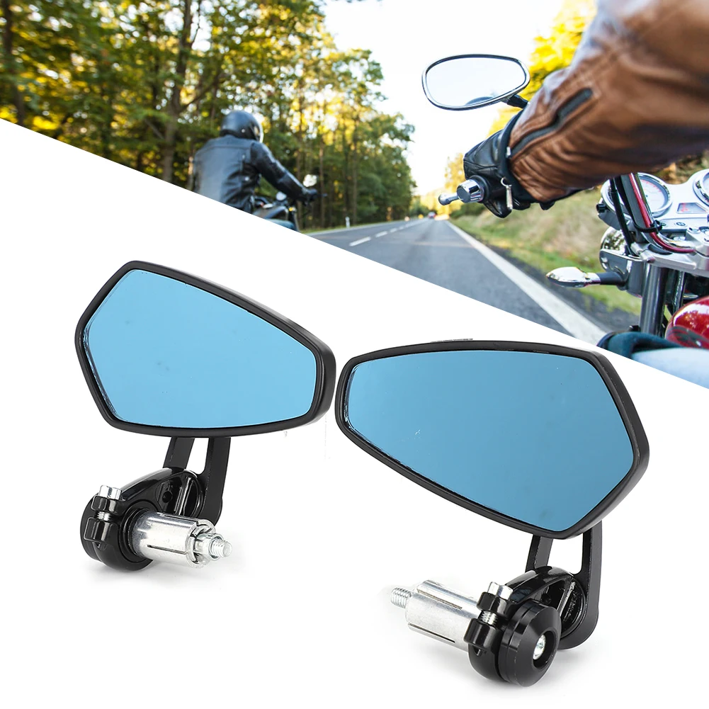 Боковые зеркала на Руль 7/8 дюймов алюминиевый сплав вращение 360 градусов