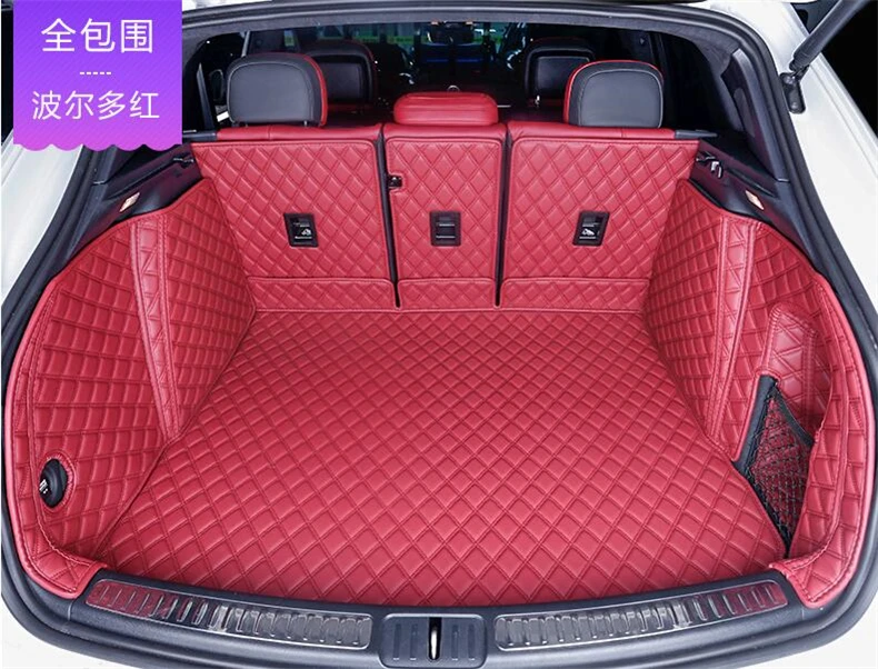 Для Porsche Macan Boxter 2014 2015 2016 2017 2018 2019 2020 полный задний багажник кассетного коврик для