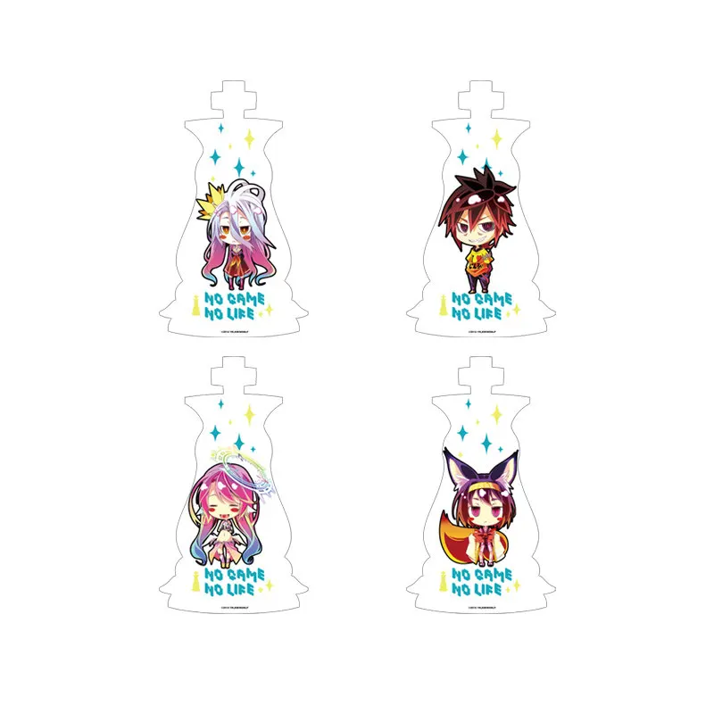 Аниме Нет игры нет жизни Jibril Shiro Hatsuse Izuna Sora косплей акриловая фигурка сумка кулон