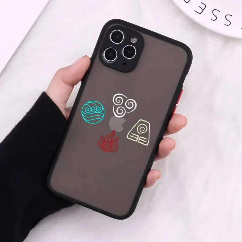 

anime Avatar The Last Airbender Phone Case Matte Transparent for iPhone 7 8 11 12 s mini pro X XS XR MAX Plus cover funda