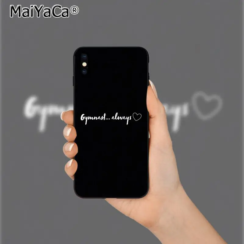 Мягкий силиконовый чехол MaiYaCa I Love для iPhone 8 7 6 6S Plus 5 5S SE XR X XS MAX|Чехлы-накладки| |