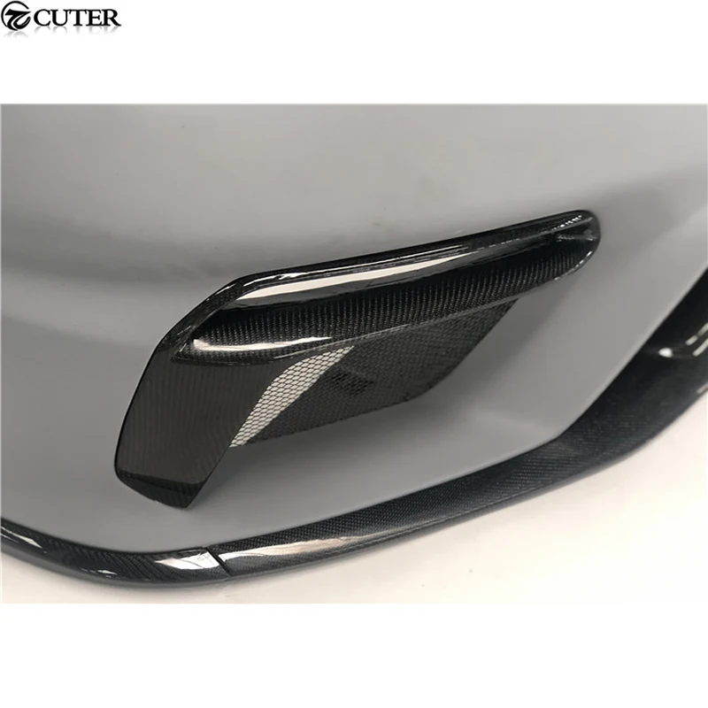 718 GT4 Стиль FRP из углеродного волокна передний бампер автомобиля Тюнинг пакет для