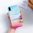 Для iPhone 11 Pro XS Max Xr X, 8, 7, 6, 6S, Plus, чехол IMD мягкий полиуретановый Гладкий прочный армированный чехол для телефона мраморный чехол для Apple iPhone X S R XR принципиально в виде ракушки