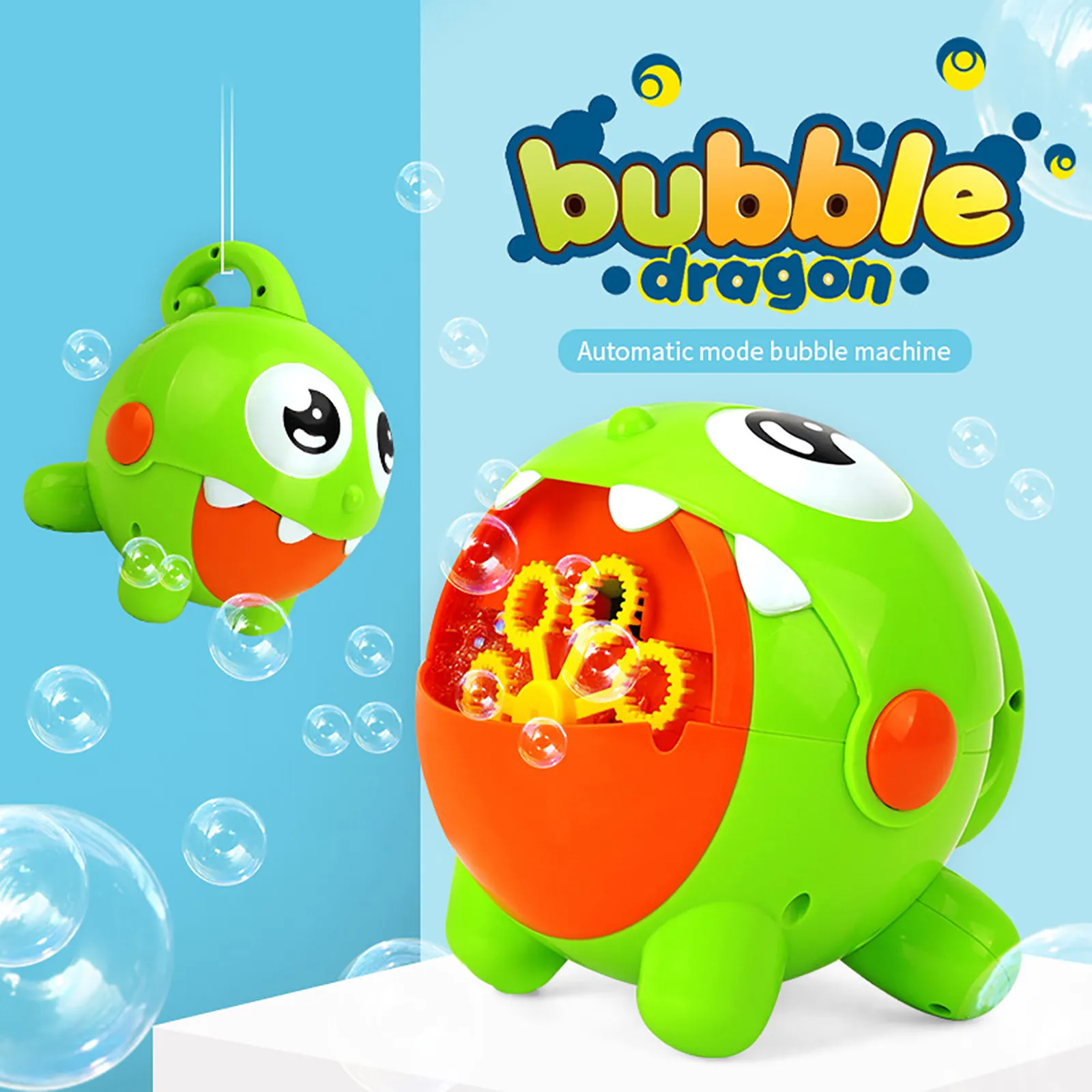 

С мультяшной рыбкой; Мыльных пузырей аккумуляторная автоматический пузырь производитель воздуходувки игрушки для ванной для ребенка на Ро...