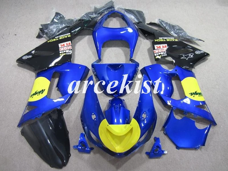 

New ABS Motorcycle Fairings Kit Fit for kawasaki Ninja ZX6R 636 2005 2006 05 06 6R ZX-6R Bodywork set custom green black