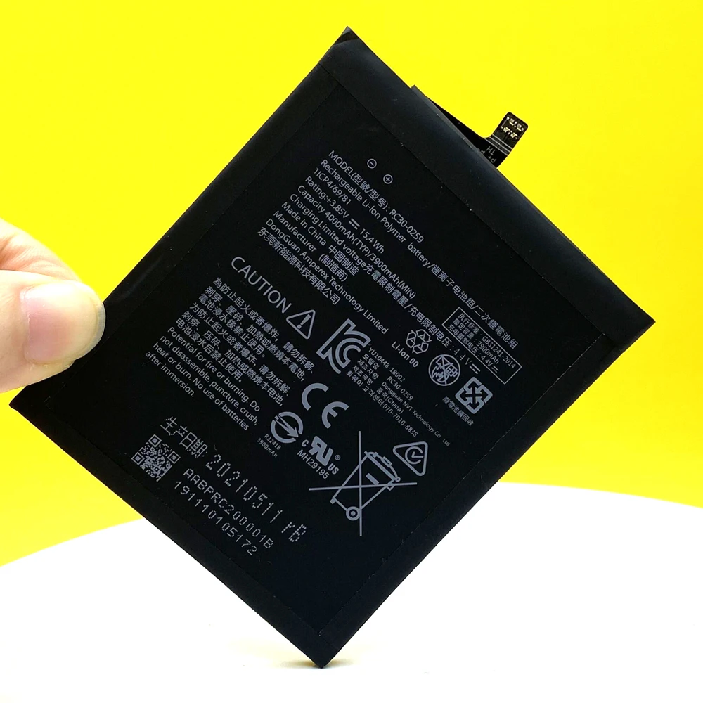 Bater&iacute;a Para Razer Phone 2 RC30-0259, 100% mAh, con n&uacute;mero de seguimiento, novedad, 4000-3