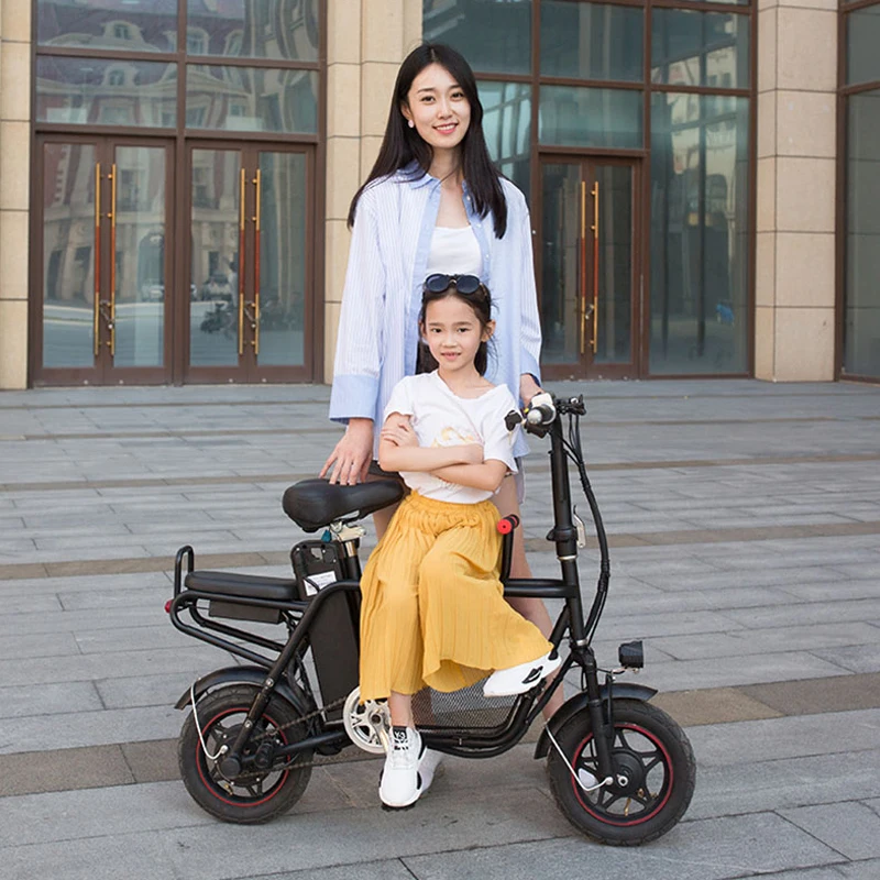 Электрический велосипед 12 дюймов съемный литиевый аккумулятор электрический