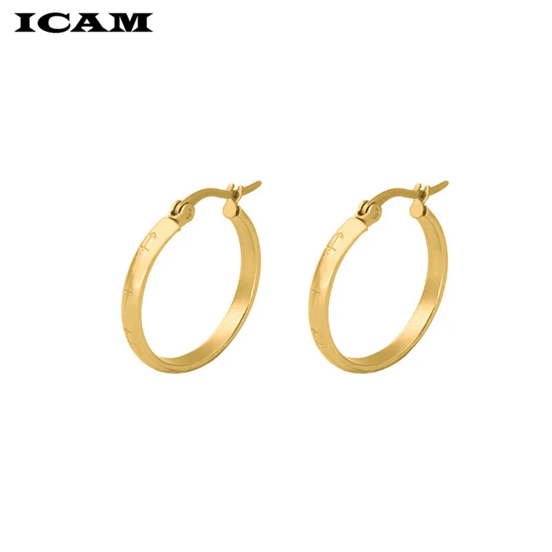 Ювелирные изделия ICAM orea серьги для влюбленных круглые серьги-кольца женщин и
