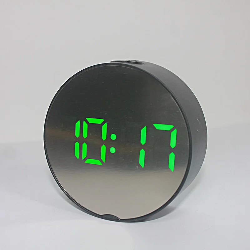 Make Up Mirror Alarm Clock USB Charging Electric LCD Digital Display Multifunction Table Temperature Calendar Home Decor | Дом и сад