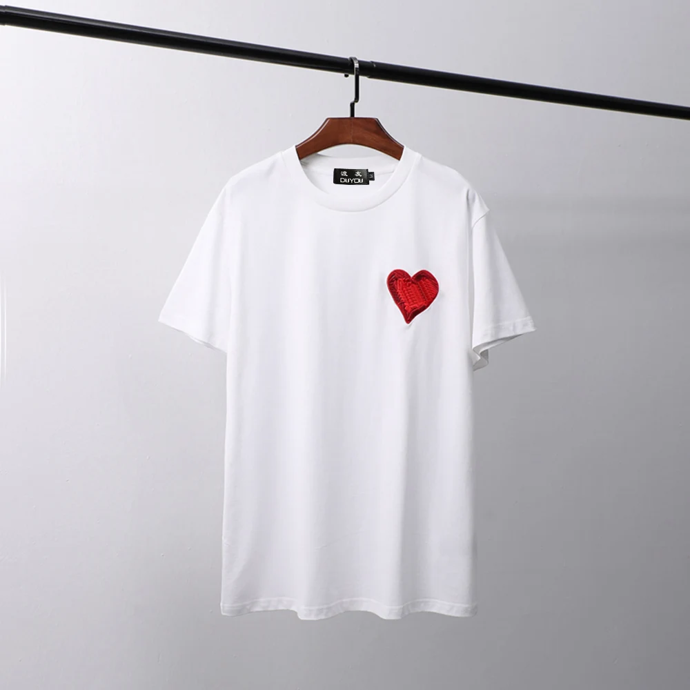 DUYOU Летняя мужская повседневная обувь высокого качества Футболка дышащая