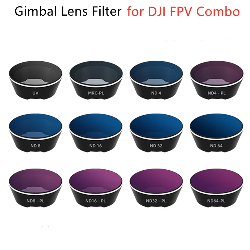 

for DJI FPV Combo UV CPL ND4/8/16/32 Lens Filter Drone Neutral Density Filters Kit Drone Quadcopter Gimbal Camera Accessories