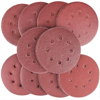 80pcs sanding discs pads 40 60 80 100 120 150 180 240 320 400 grits 8 holes sandpaper assorted for random orbital sander