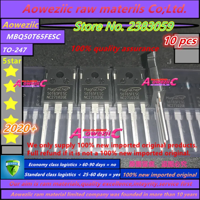 Aoweziic 2020 + 100 новый импортный оригинальный MBQ50T65FESC 50T65FESC MBQ50T65 TO 247 инвертор бтиз для