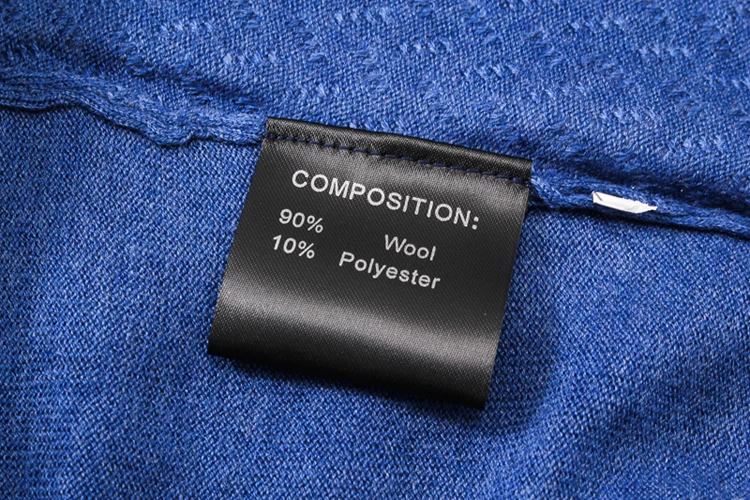 

wool Billionaire Sweater collar men's 2021 new business button Long sleeve embroidery High quality big size M-6XL England