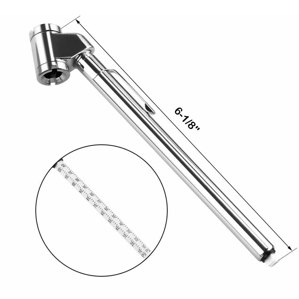 Portable Car Tire Air Pressure Gauge 10-120 Psi Auto Truck M