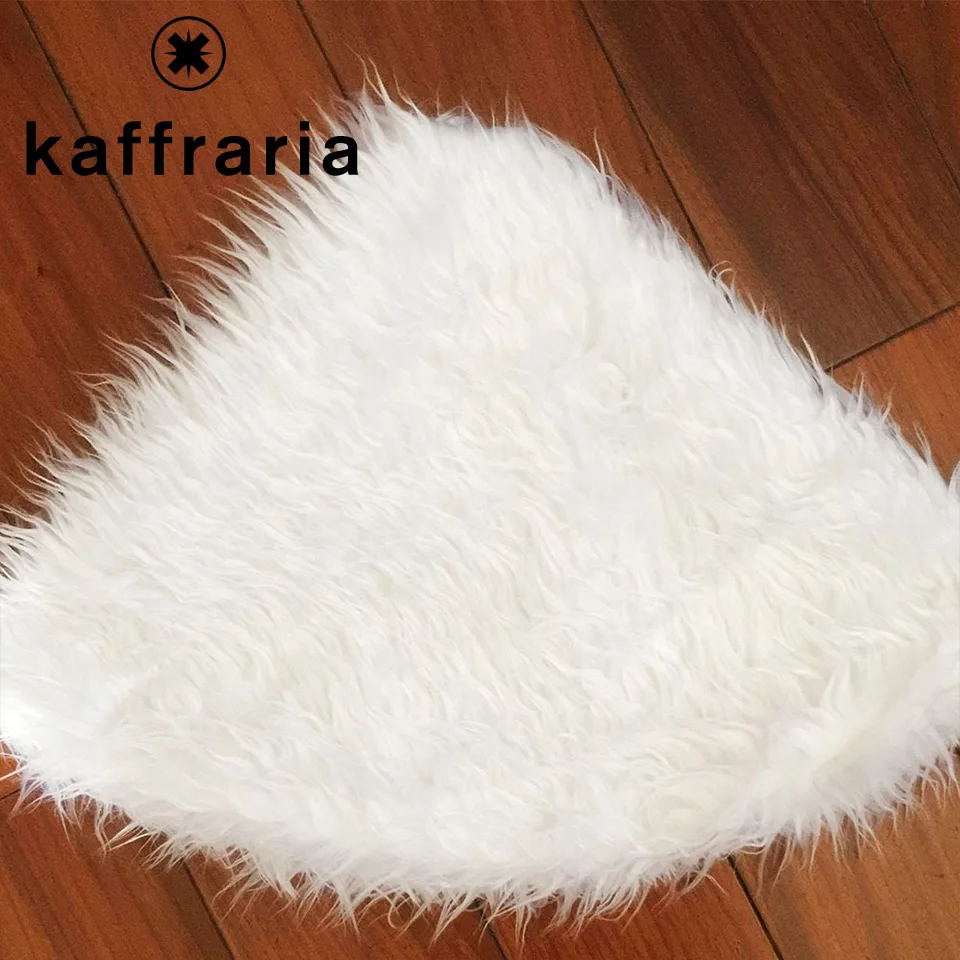 Рождественская елка Декор белая юбка меховая для рождественских украшений