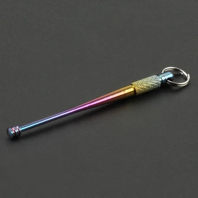 1 шт. в японском стиле для ушей, переносной титановый сплав, Ушная ложка для улицы, инструмент для повседневного использования - Цвет: colorful