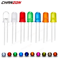 5mm led diode kit ultra bright warm white red green blue uv purple yellow orange pink clear diffused lens emitting assortment