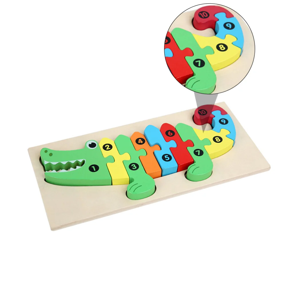 

1 Set of Puzzle Children Jigsaw Plaything Early Education Enlightenment