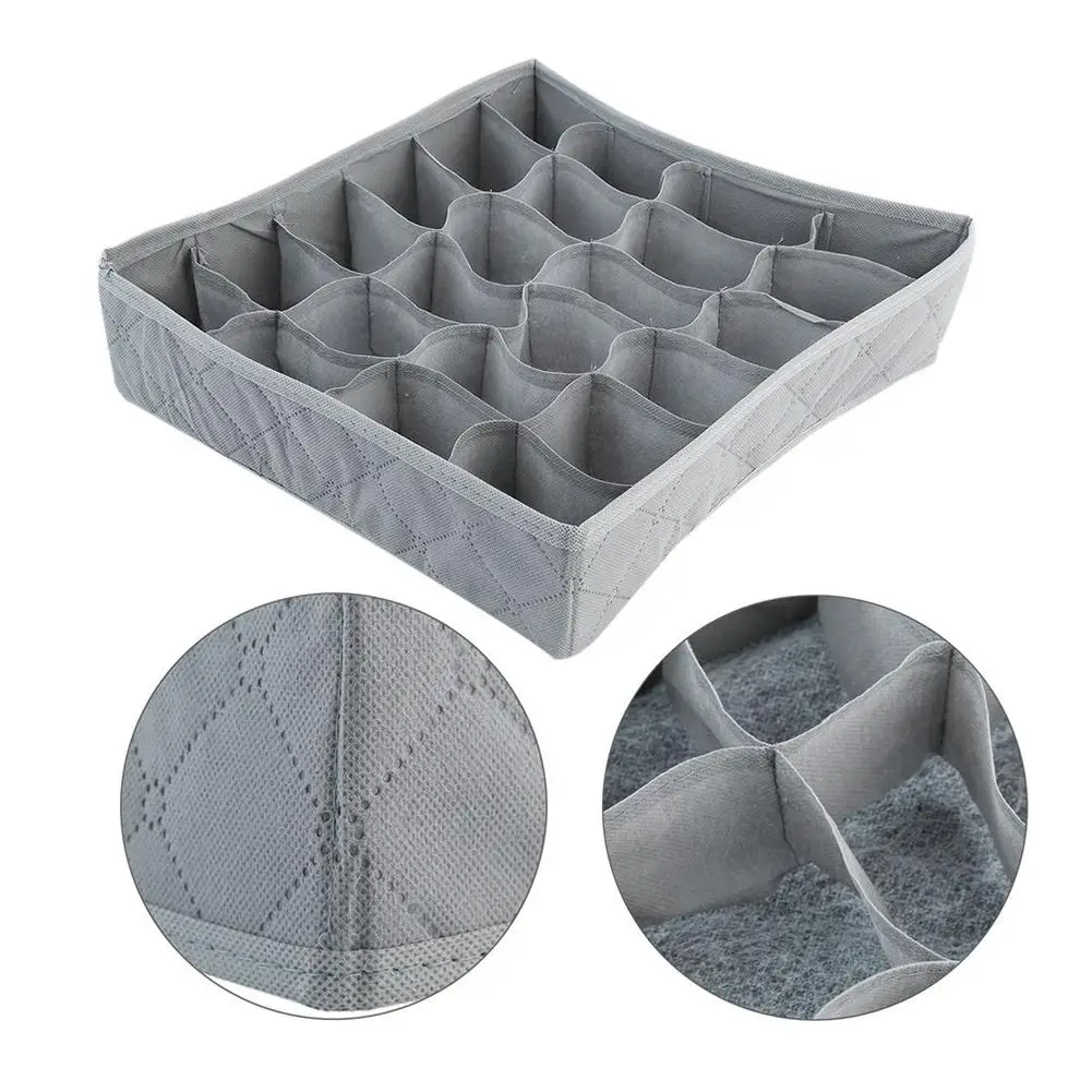 

3PCS Underwear Bra Socks Ties Divider Closet Container Storage Box Organizer