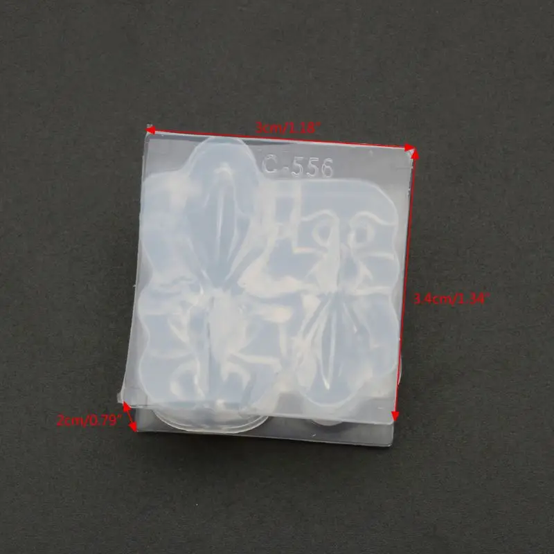 

N0HE 3D ярких золотых рыбок формочка для силиконовой Подвески Смола Материал корпуса ремесло ювелирные изделия делая инструменты