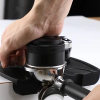 5158mm stainless steel macaron coffee tamper powder hammer espresso tamper flat base barista grinder distributor accessorie