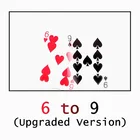 6 до 9 сердца игральные карты меняют магические трюки откидная версия крупным планом уличная Иллюзия трюк-головоломка игрушка магия карта