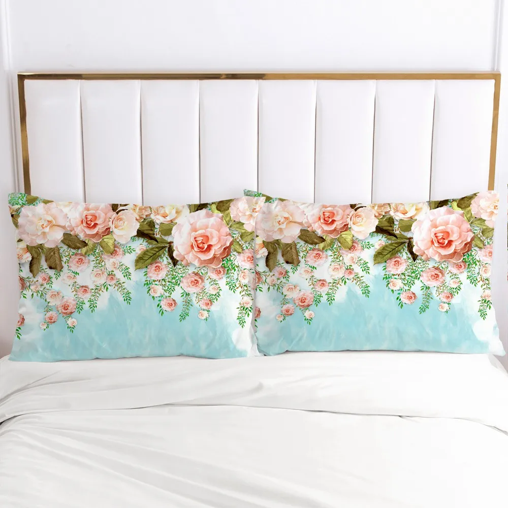 

3D Pillow Case Pillowcase Custom 50x70 50x75 50x80cm Bedding For Wedding Decorative Pillow Cover Microfiber Home Textile