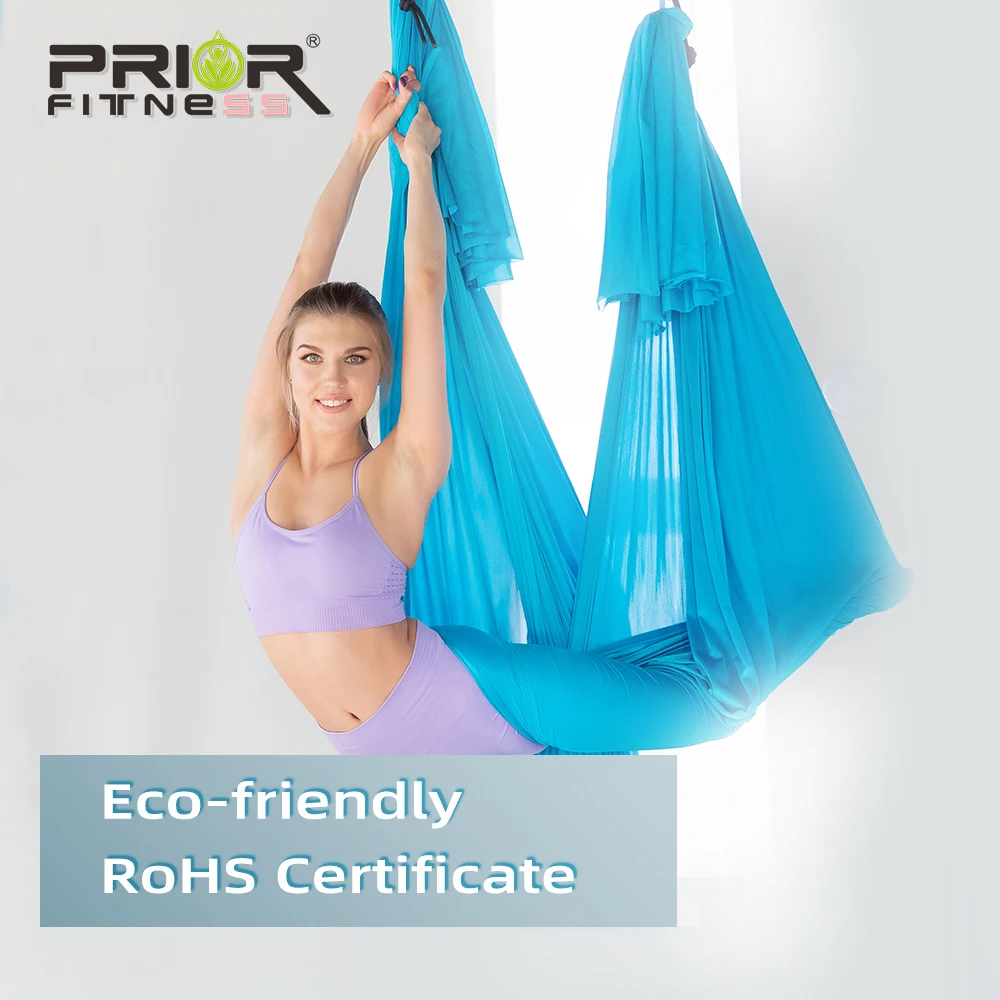 Комнатный гамак для йоги 5*2 8 м Нескользящие качели с антигравитацией воздушные