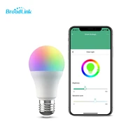 broadlink smart bulb lb27 wifi efficiency controlled led colorful smart led dimmable light bulb with alexa google