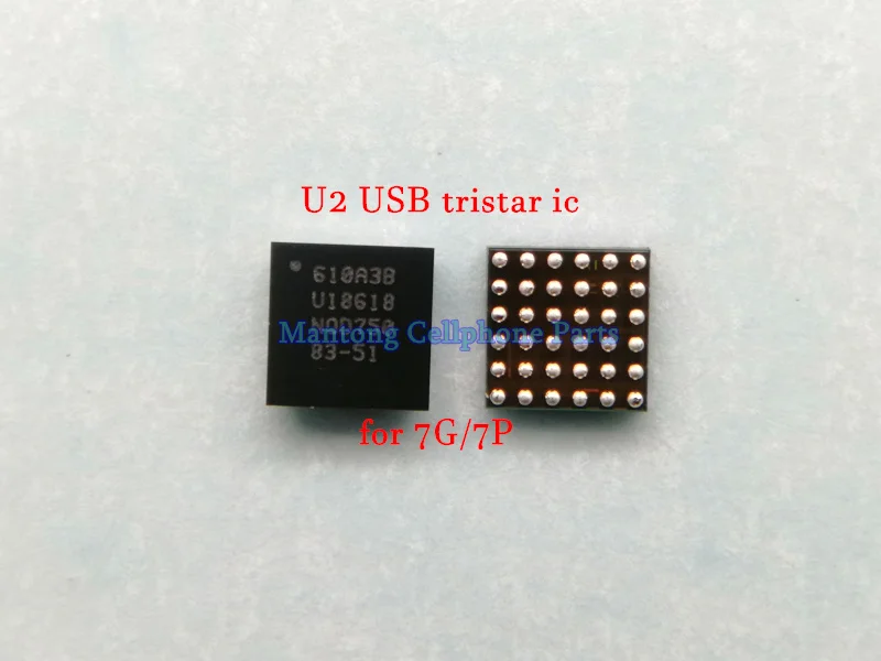 

10pcs 1610A1 1610A2 1610A3 610A3B 1612A1 U2 USB charging tristar ic for iphone 5S 6 6plus 6s 6sp 7 7plus 8 8P X XS/Max 11/pro