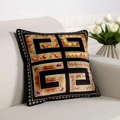 4 Домашний декоративный бросок 45x45 см наволочка Зара* женские Cojines Decorativos Para Sof Бархатная подушка Uxury наволочки с принтом - Цвет: 4