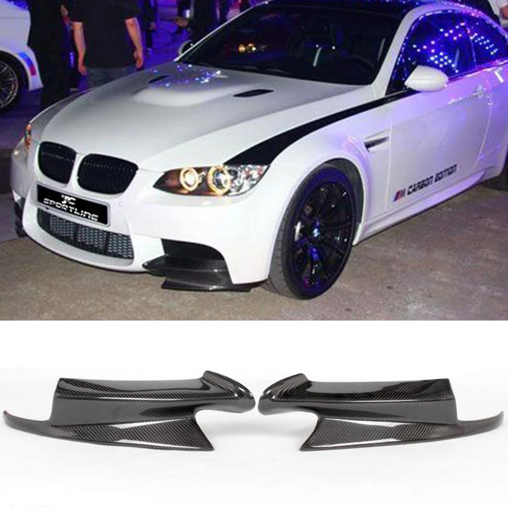 3 серии передние разветвители для BMW E90 Sedan E92 Coupe E93 Кабриолет M3 08 14 углеродное