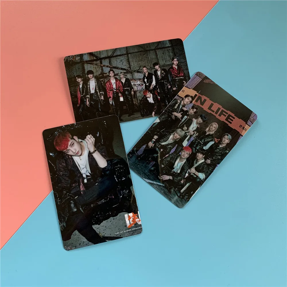 

STRAY KIDS IN Live Hyun Jin Card Stickers Bud Card Cover Case PVC Waterproof Photo Card