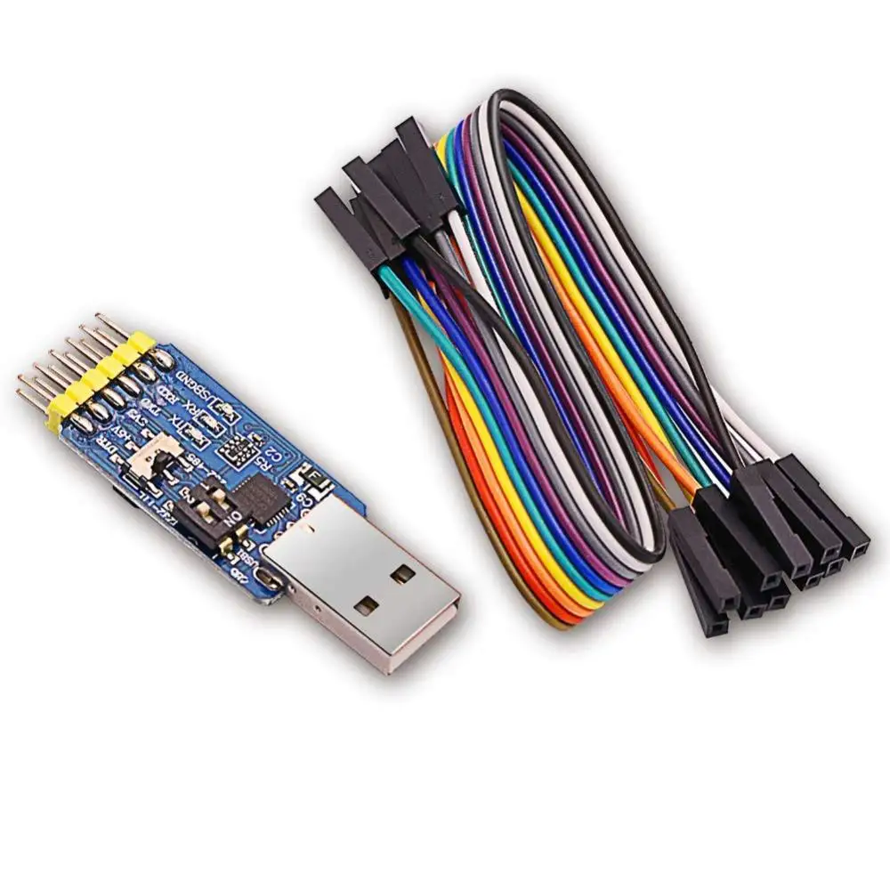 USB CP2102 к ttl RS232 RS485 взаимное преобразование 6 в 1 модуль преобразования с Windows 7 8