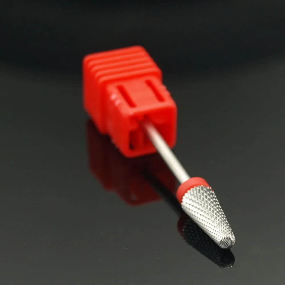 Easynail~Новый 3/32 '' Тунгстеновый стальной насадка для сверла для ногтей Файлик Карбидный наконечник Гель-удалитель Миллинг Серебро на.