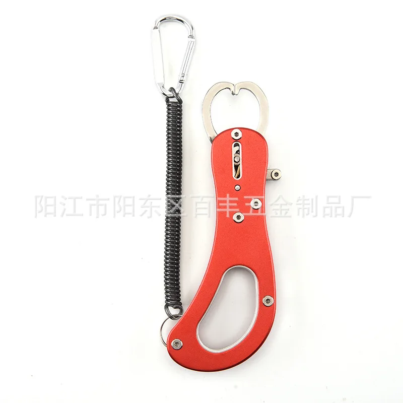 

Stainless steel control fish pliers finger plate fish nose pliers Luya fish mouth gripping fish catching fish pliers
