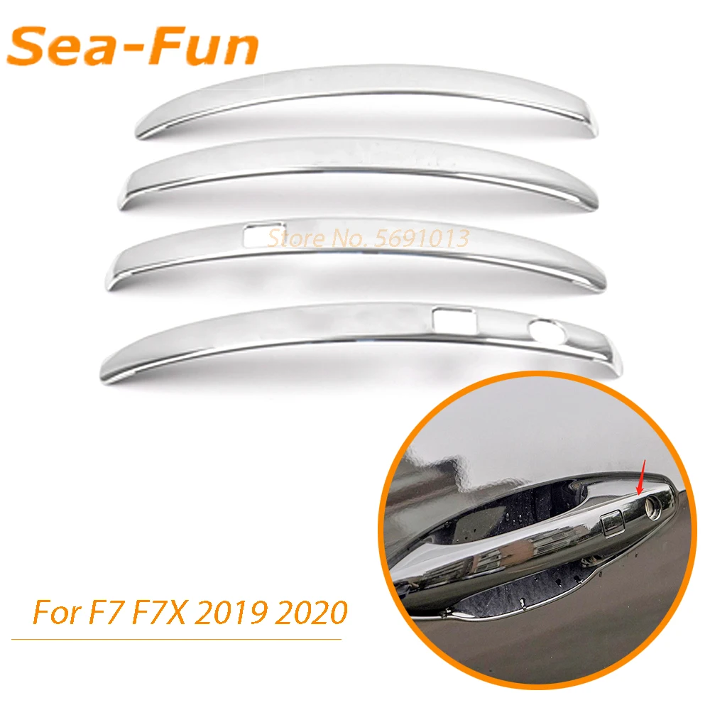 

Накладка на дверную ручку для Haval F7 F7X 2019 2020, защитная наклейка, декоративная рамка, внешние аксессуары, Стайлинг автомобиля
