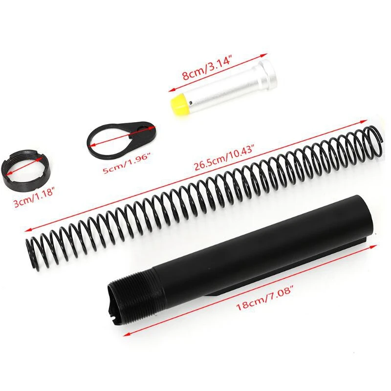 Аксессуары для страйкбола и пейнтбола AR15 M4 тактическая буферная трубка | Спорт