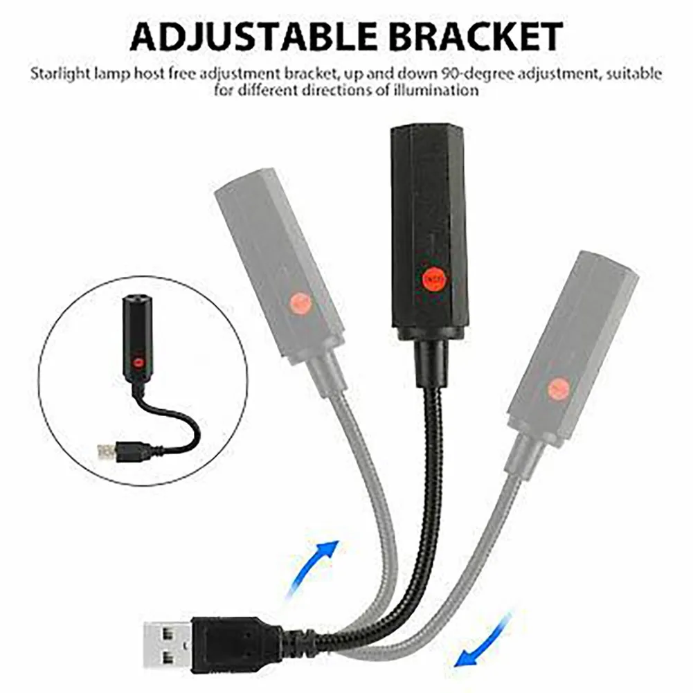 

Mini USB Projection Lamp Night Red 1pc 5V Accessories Atmosphere Interior Light