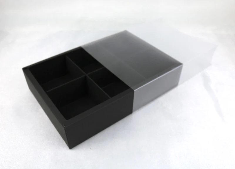 50 шт. черная бумага для выдвижных ящиков Середина осени фестиваль Луна коробка