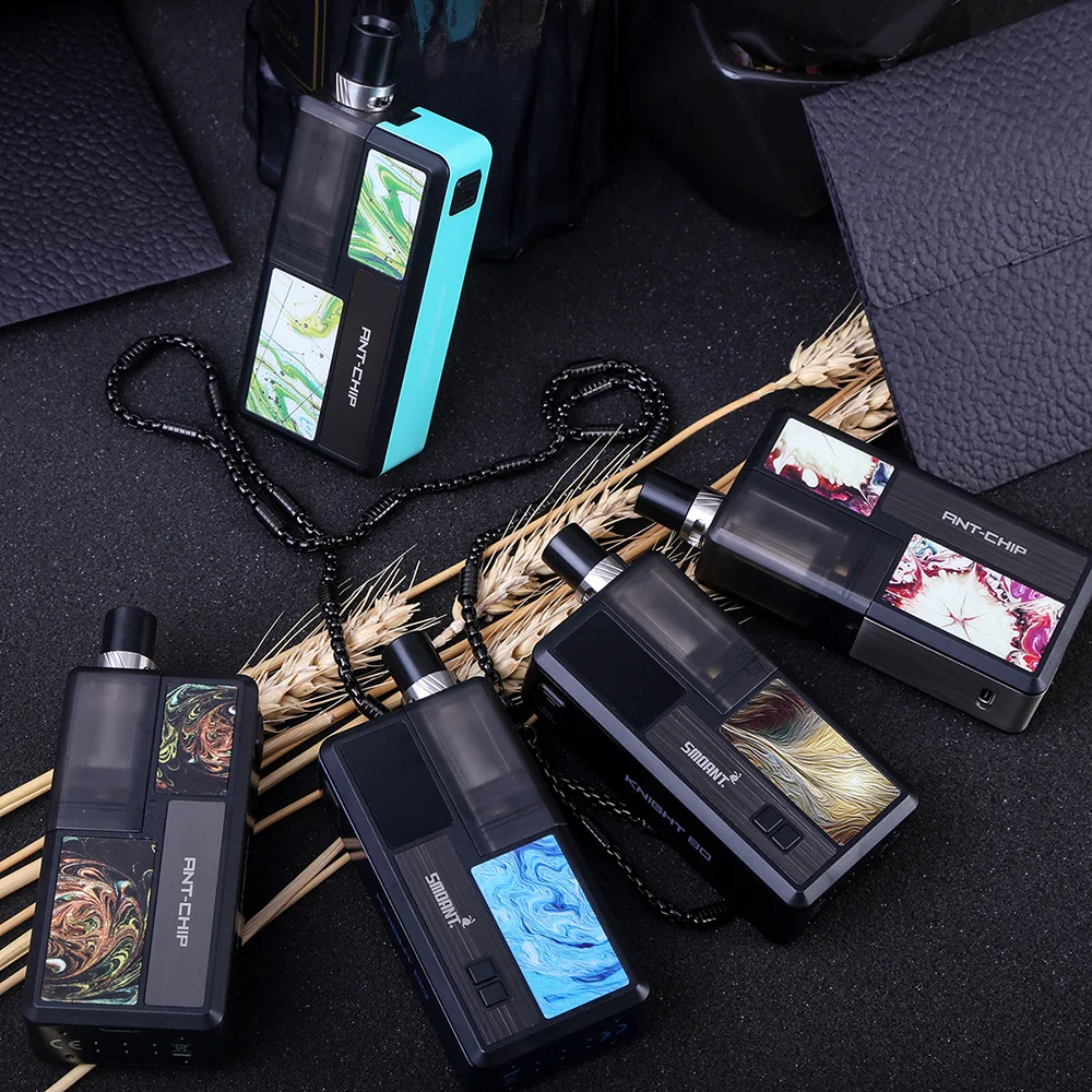 

2021 New Original Smoant Knight 80 RBA Pod Mod Kit 18650 Battery 4.0ml Pod Vape Kit E-Cigarette Mesh RBA Coil