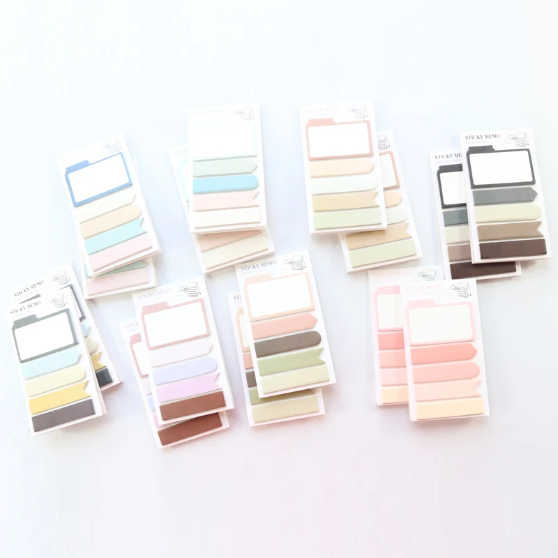 Цветные канцелярские блокноты для офиса и школы клейкие принадлежности конфет