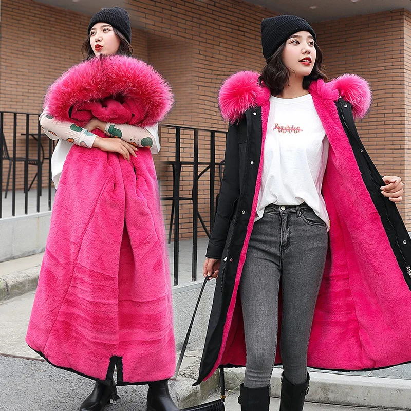 

Down parka New down cotton jacket for women in winter of 2019 with loose waist jacket 8617