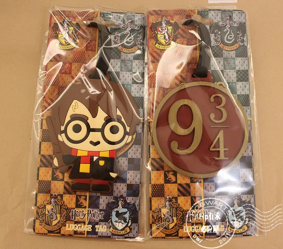 Hp Potter багажные бирки игрушки Лондон 9 и 3/4 этикетки на платформе хогварт школьный