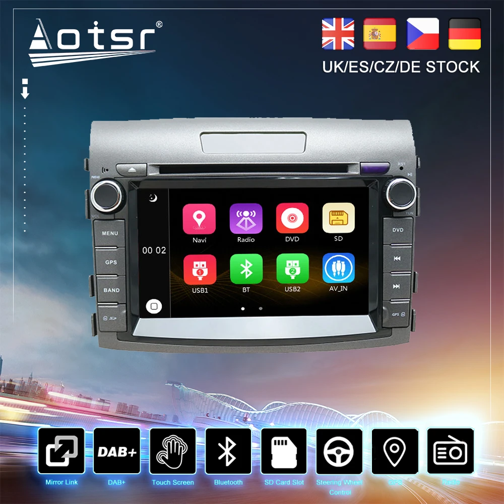 Для Honda CR-V CRV 4 RM RE 2012 - 2016 автомобильный DVD gps-навигация радио Стерео Аудио